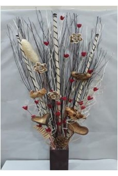 Beautiful Dried Flower Vase- Design 4 Beautiful Dried Flower Vase- Design 4